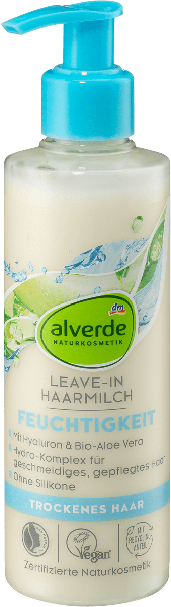 Haarmilch Feuchtigkeit Bio-Aloe Vera & Hyaluron, 200 ml