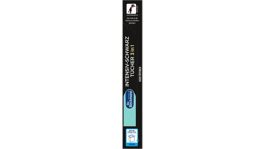 Dr. Beckmann Intensiv-Schwarz Tücher 2in1