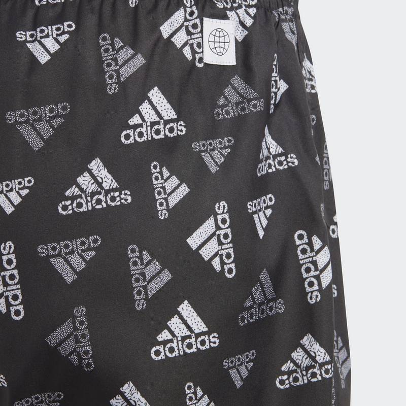 adidas Logo Print CLX Badeshorts Badehose Kinder