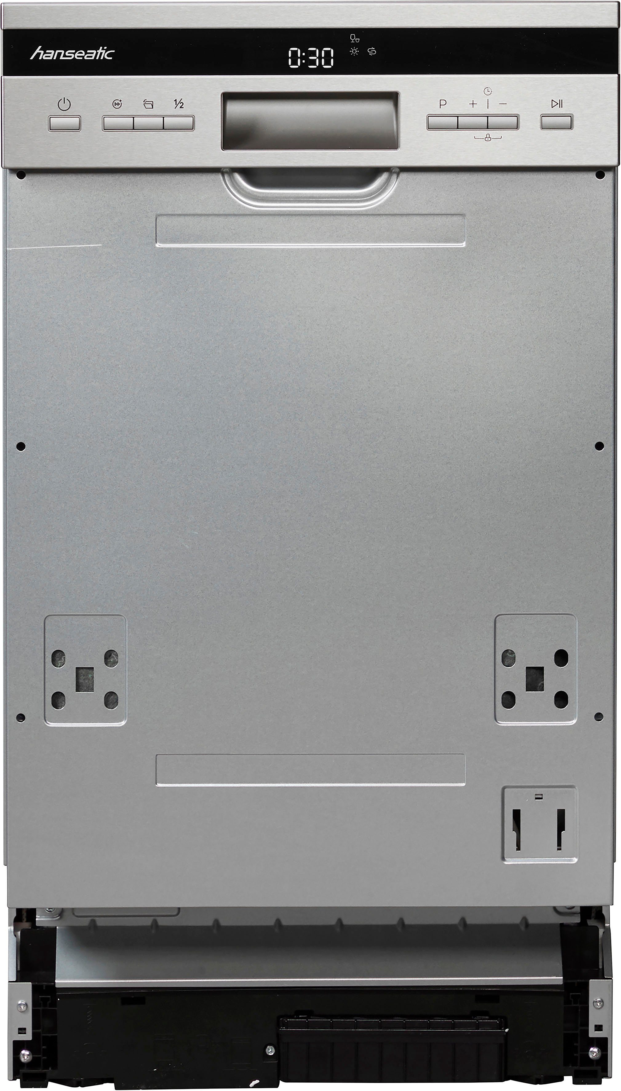 Hanseatic teilintegrierbarer Geschirrspüler, HGTI4582D10J7736ES, 10 Maßgedecke