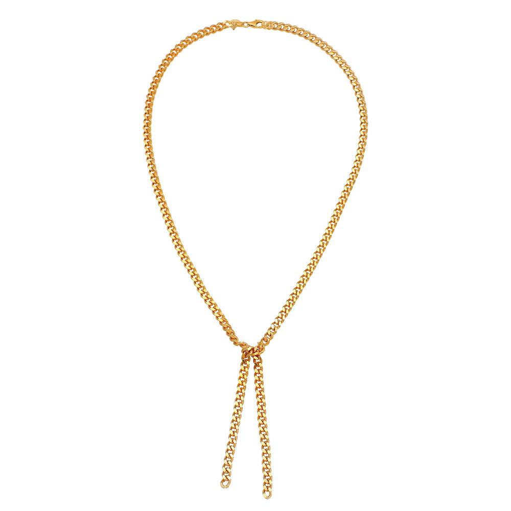 Elli PREMIUM Elli PREMIUM Collier Femmes Chaîne en Y Noeud Basique Tendance en Argent Sterling Bijoux