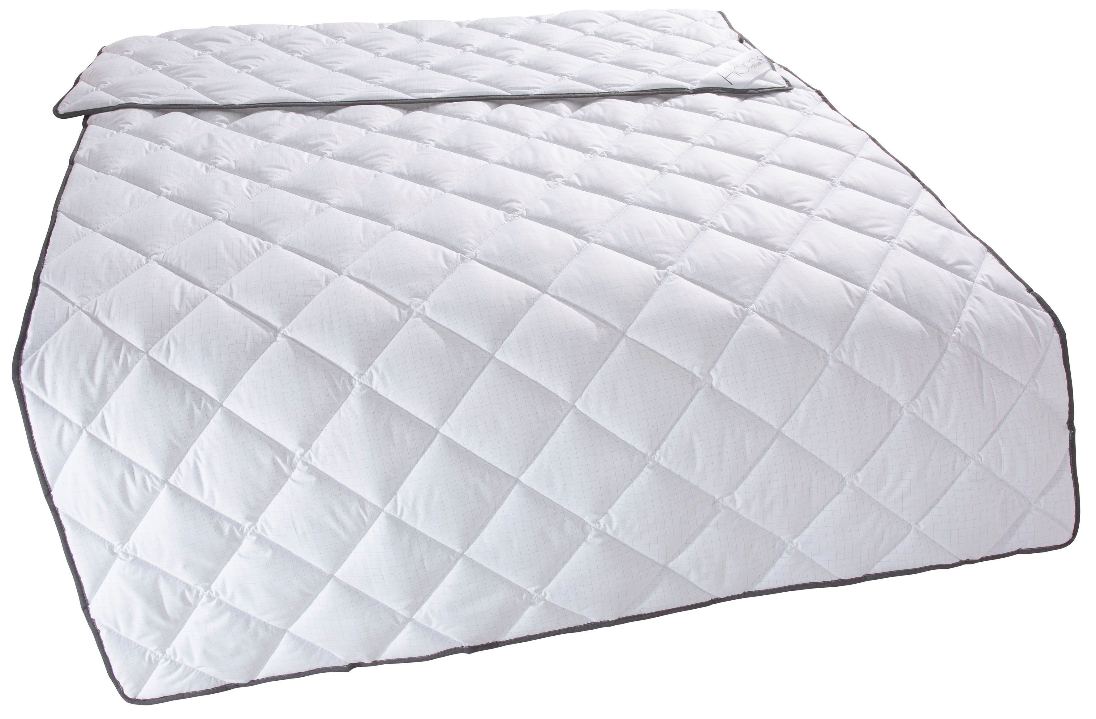 Microfaserbettdecke + Kopfkissen, Murau, Home affaire, Füllung: Polyester, Bezug: Microfaser, Bezug mit Carbon