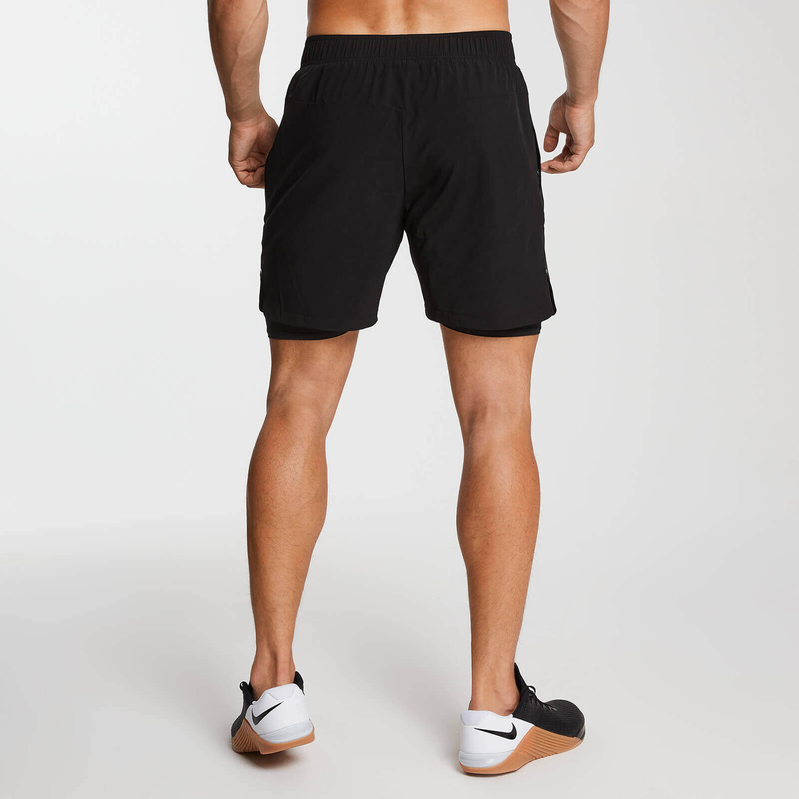 Short D'entraînement 2-En-1 De MP Pour Homme - Noir