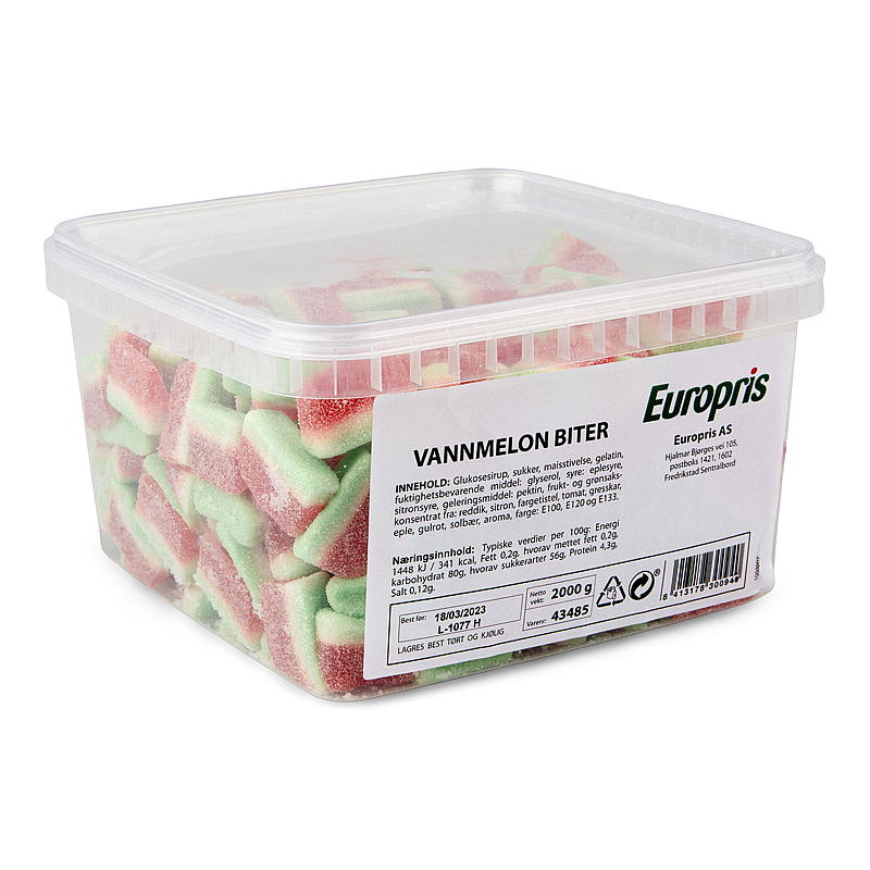 KnallGodt Vannmelonbiter 2,0 kg