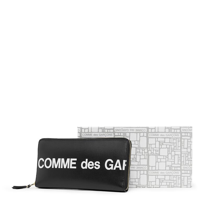 Comme des Garcons Wallet Huge Logo black