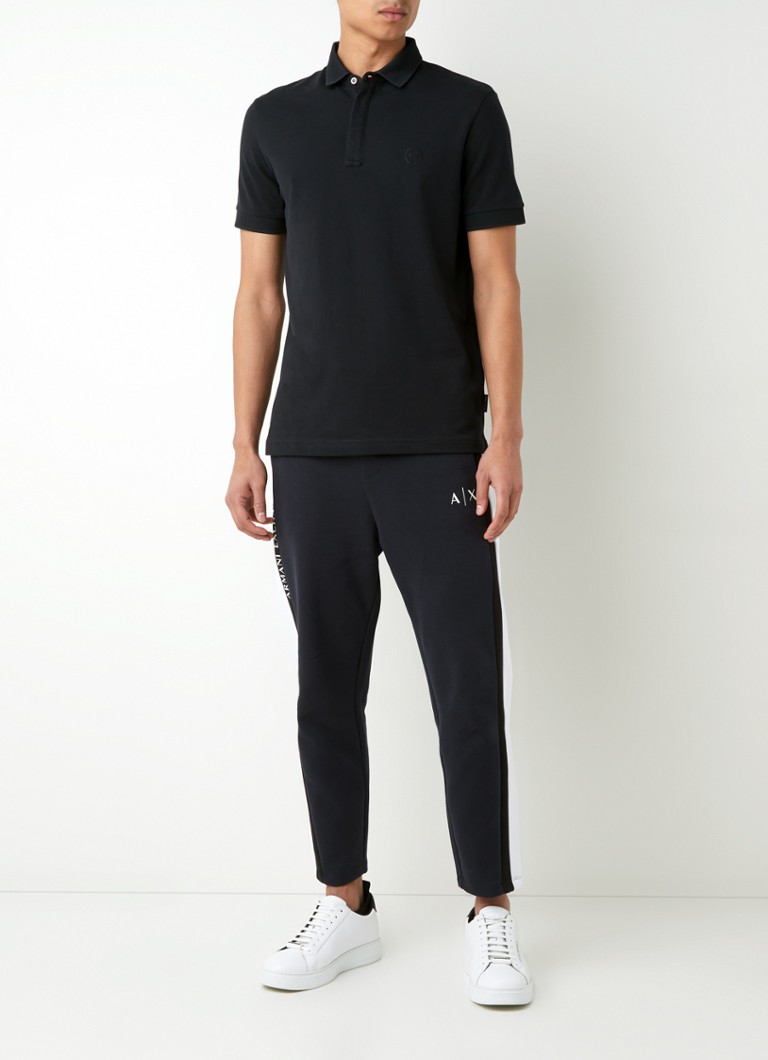 Polo Armani Exchange de corte regular com logotipo