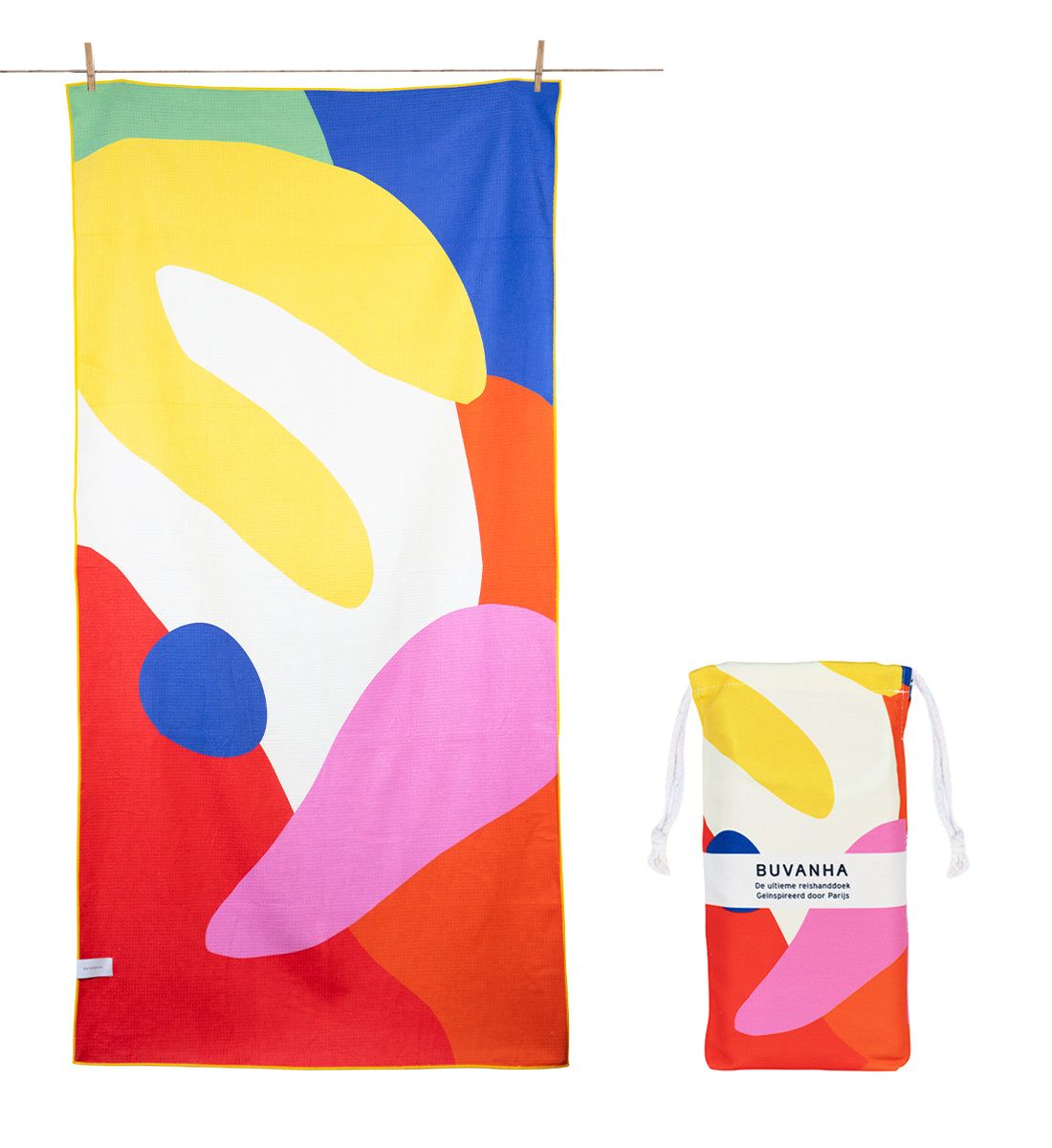 Buvanha Paris 02 160 x 80 cm Reisehandtuch
