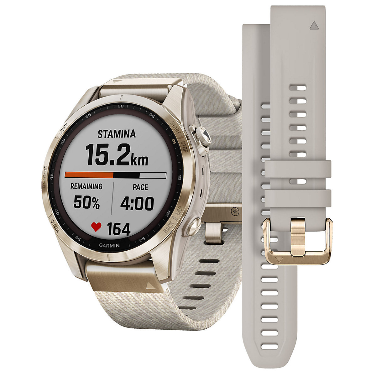 Fenix 7S Saphir Solar Titan Smartwatch Crème/Crèmegold Smartwatches