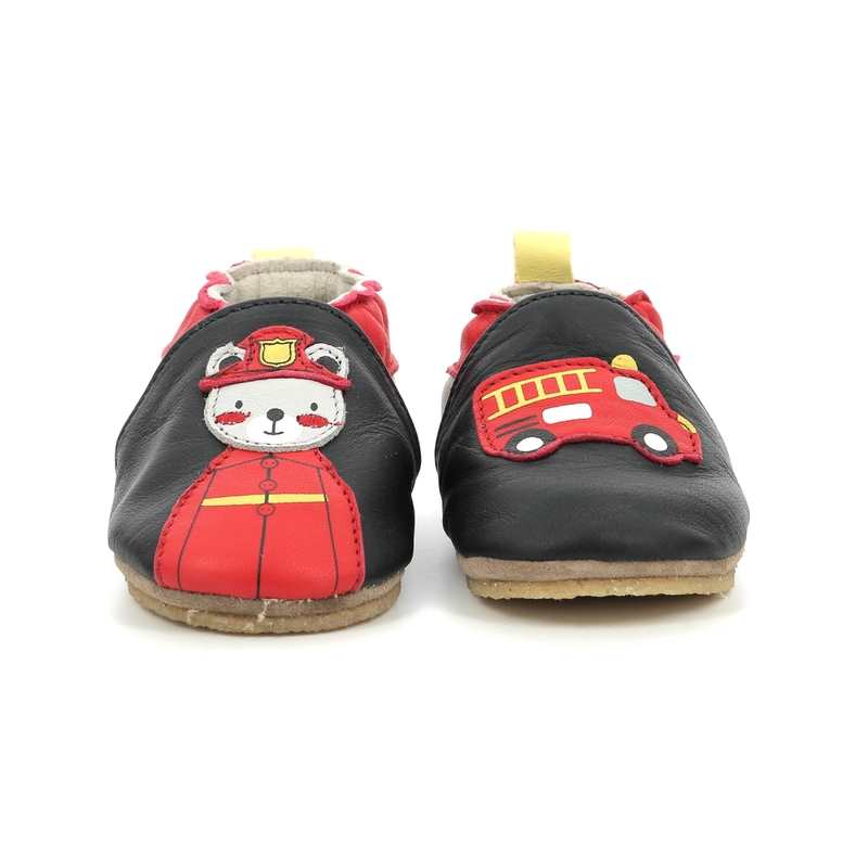 Chaussons cuir tannage vegetal Fireman Crp