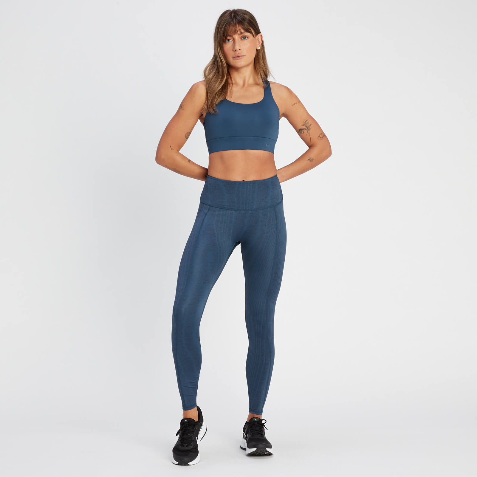Brassière de sport à maintien supérieur MP Tempo pour femmes – Ardoise foncé