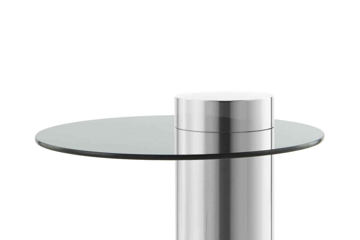 Kayoom Beistelltisch Ontario 125 Silber / Grau