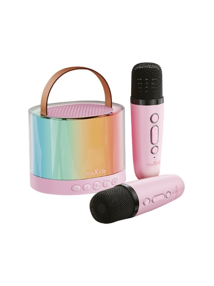 COFI 1453 MaXlife Bluetooth Karaoke-Lautsprecher in Pink 1500 mAh in Schwarz günstig kaufen onesize