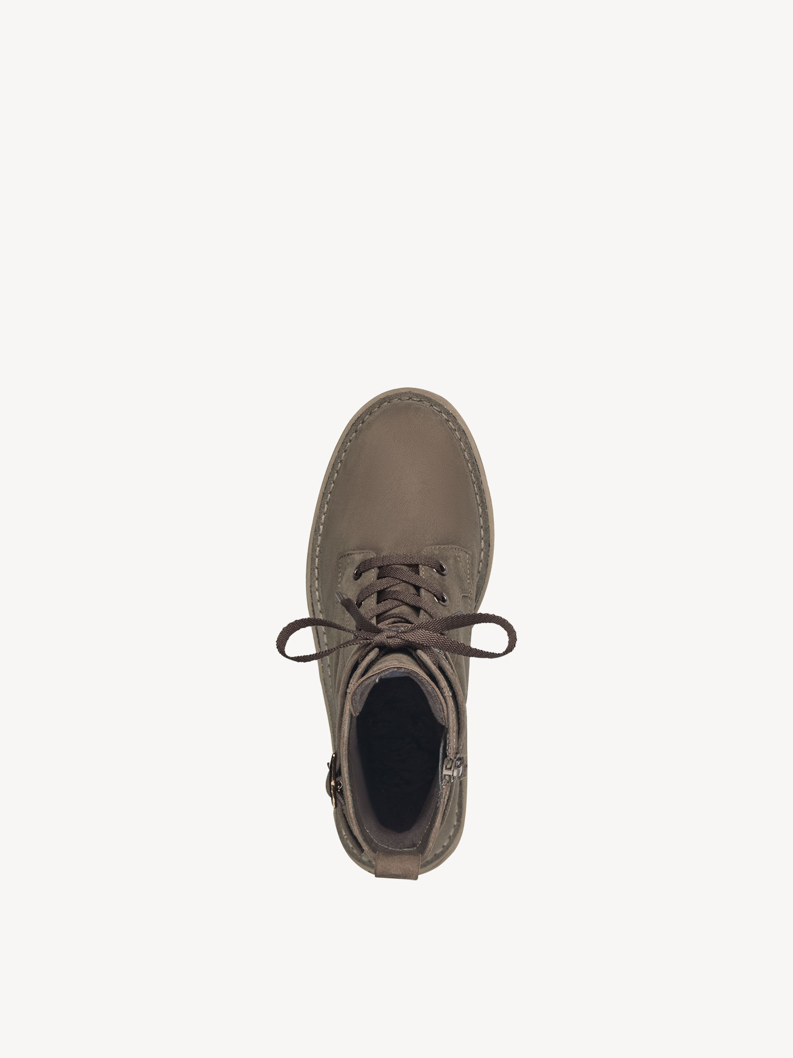 Bottine en cuir - marron