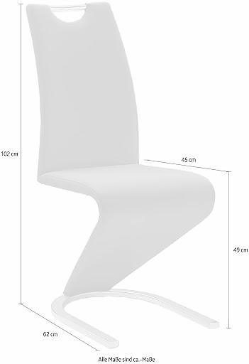 MCA furniture Freischwinger Amado (Set, 2 St), 2er-, 4er-, 6er-Set, Stuhl belastbar bis 120 Kg