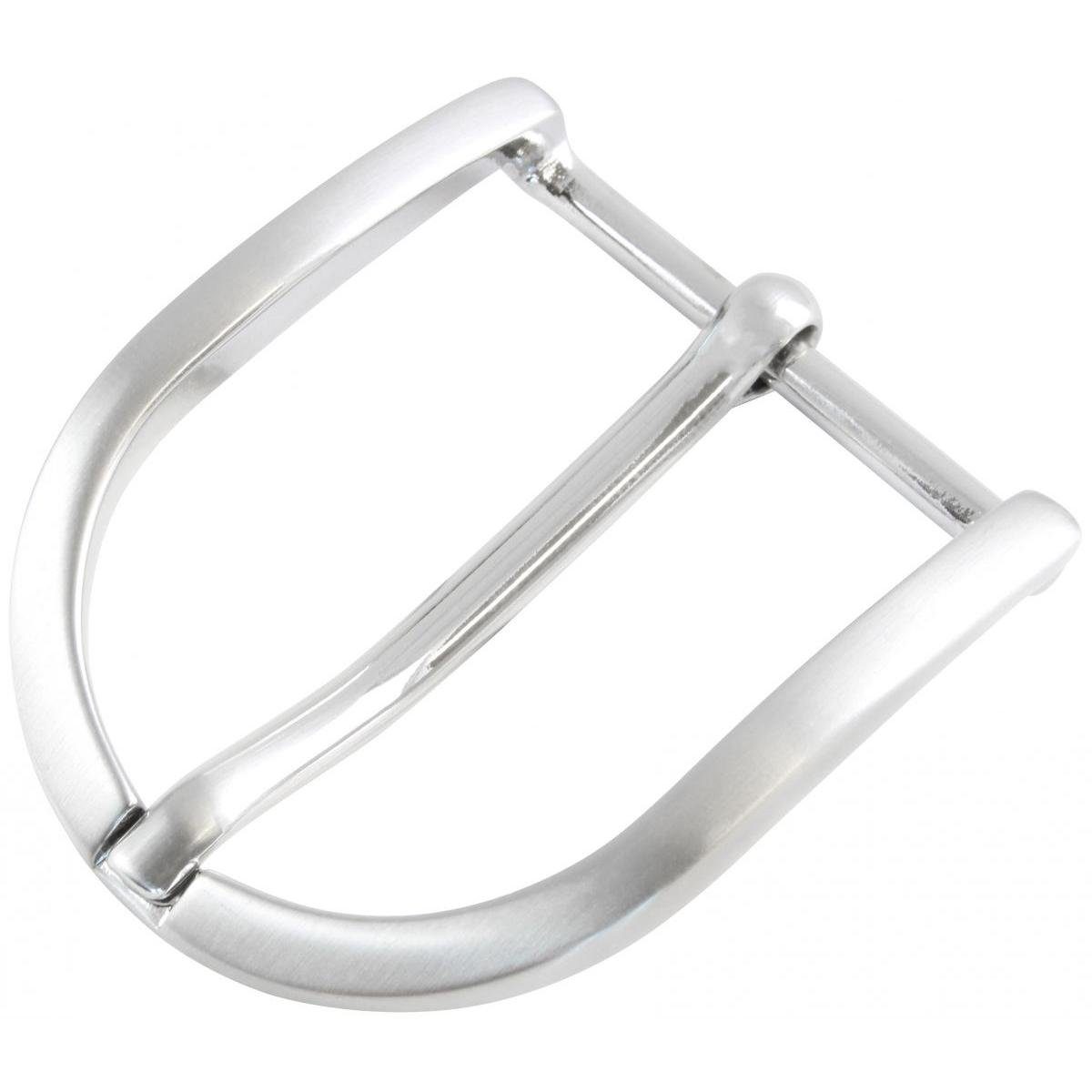 BELTINGER Gürtelschnalle Gürtelschnalle rund 3,5 cm - Buckle Schließe Gürtelschließe 35mm Massi