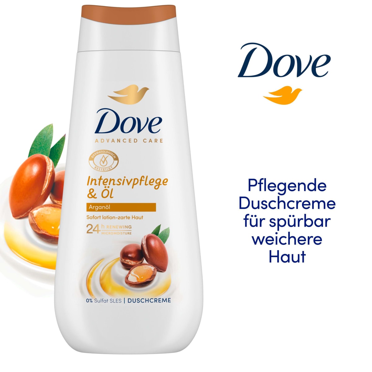 Duschcreme Advanced Care Intensivpflege & Öl, Arganöl, 225 ml