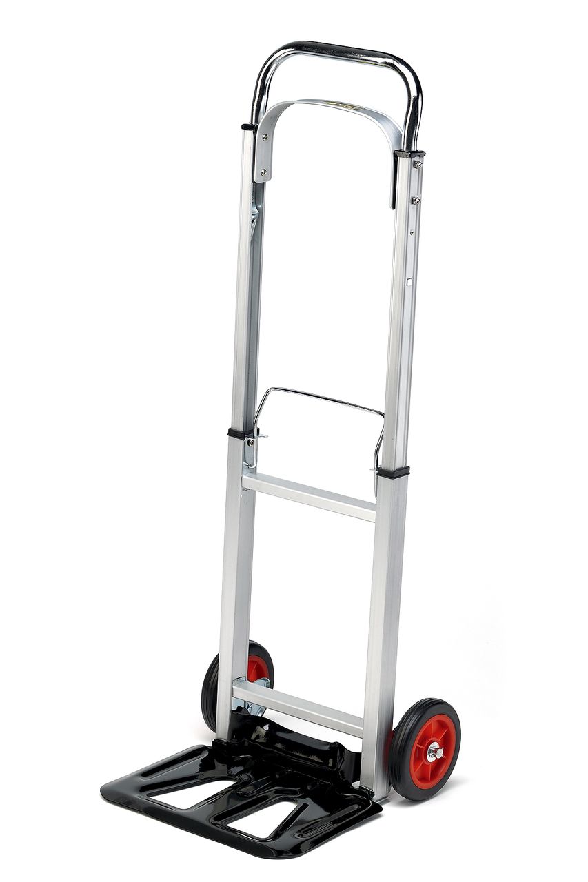 Profi-Bau-Technik ProBauTec Aluminium Transport- und Sackkarre, klappbar, Tragkraft 90 kg-