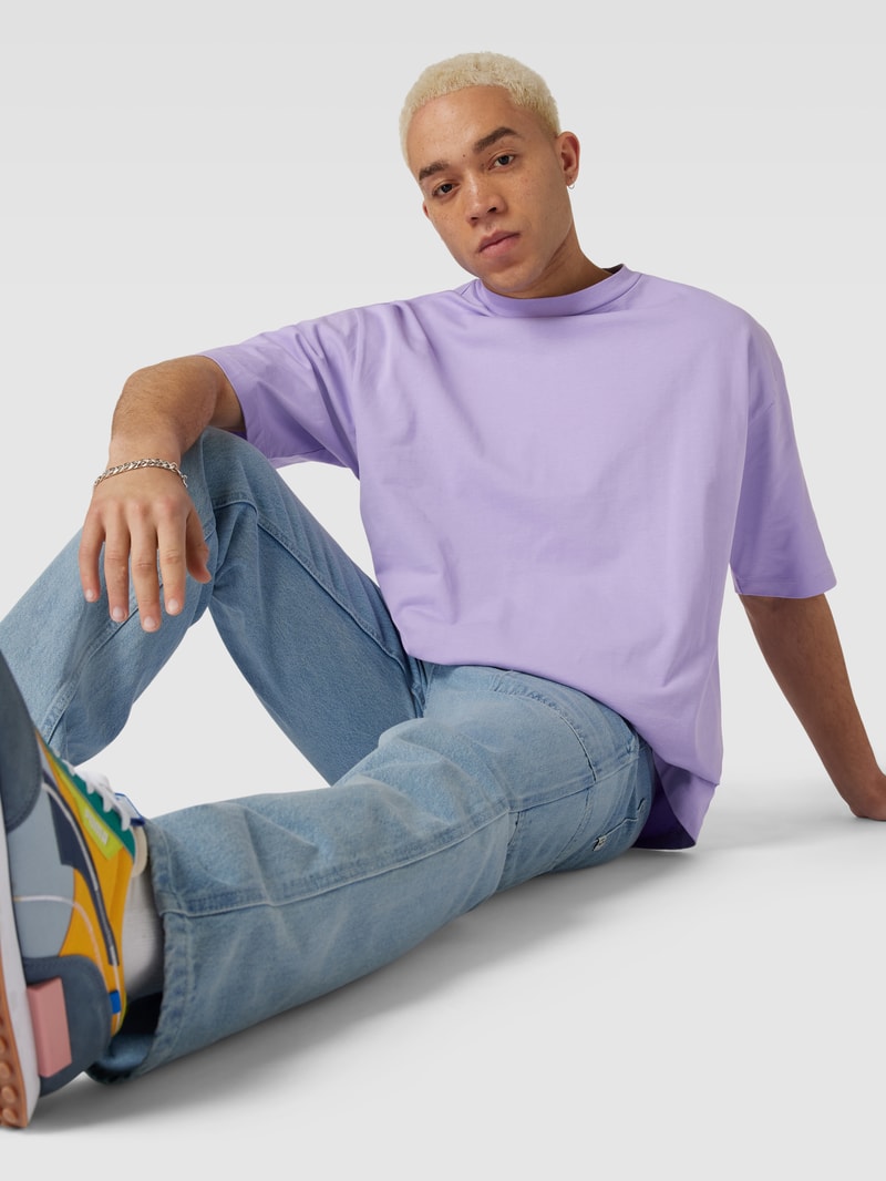 Straight Fit Jeans mit Zierleisten Modell '90s' in jeans