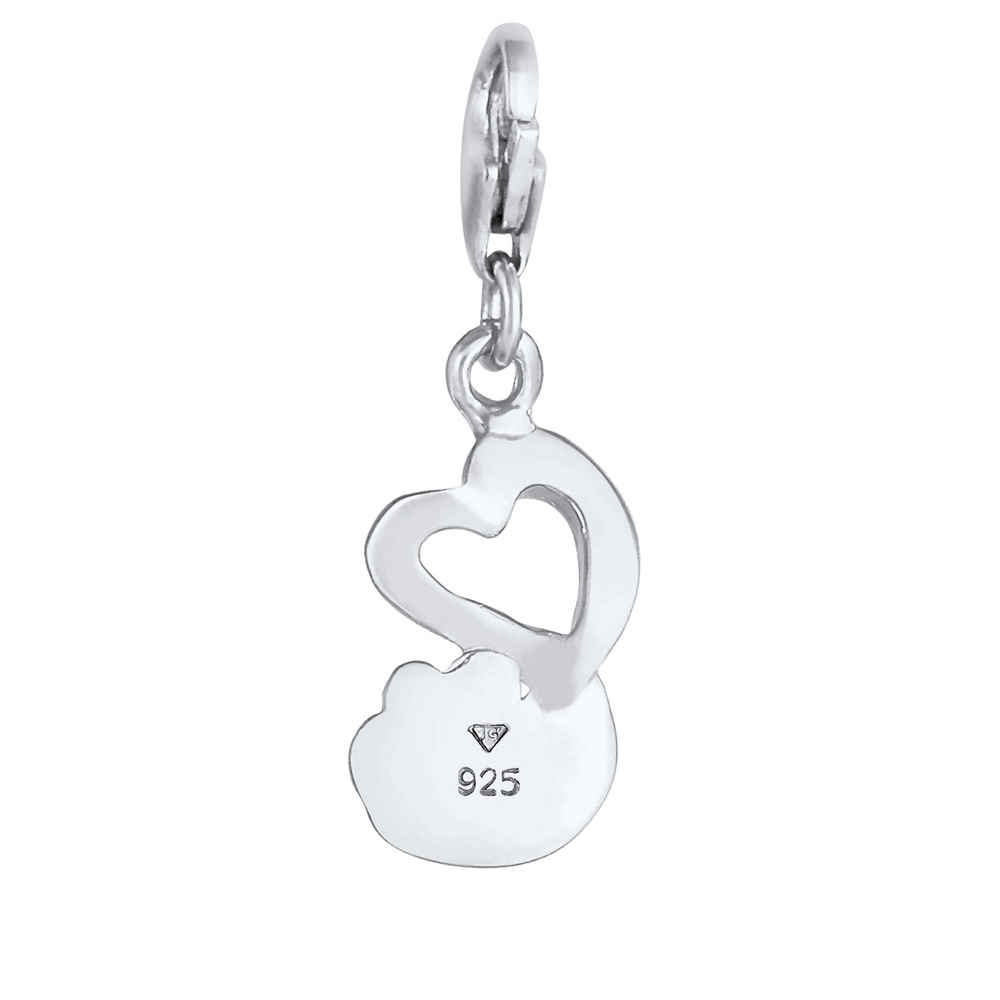Nenalina Nenalina Amulette Pendentif Coeur Patte Chien Amour Argent 925 Pendentif