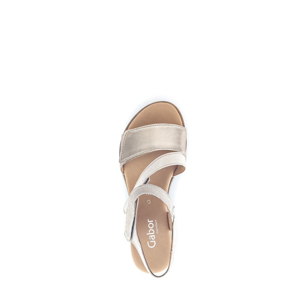 Gabor comfort Keilsandalette beige