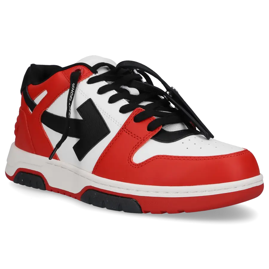 Off-White - Sneaker low OUT OF OFFICE Kalbsleder - rot