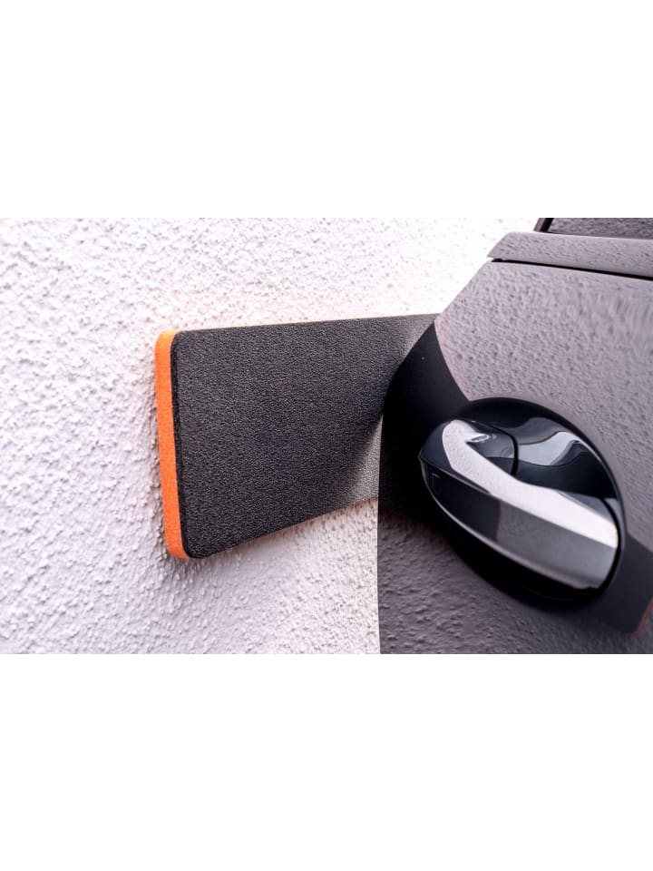 Danto 4er-Set: Wandtürstopper in schwarz / orange günstig kaufen onesize