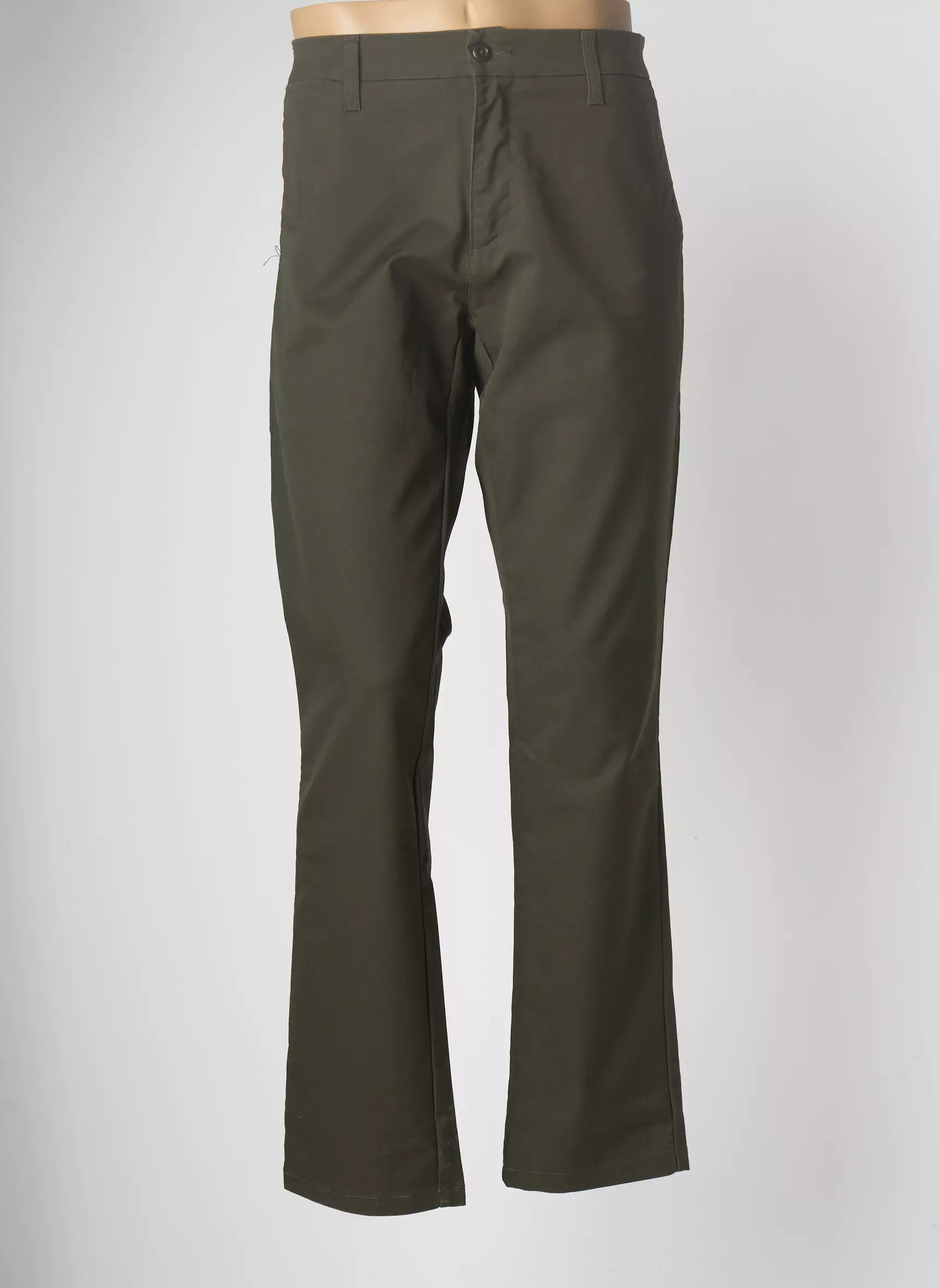 Carhartt Pantalons Chino Homme couleur vert
