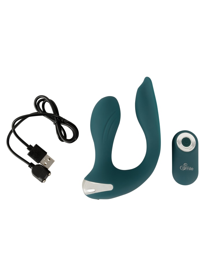 Sweet Smile Vibrator RC Hands-free Vibrator in türkis günstig kaufen 10,8 cm
