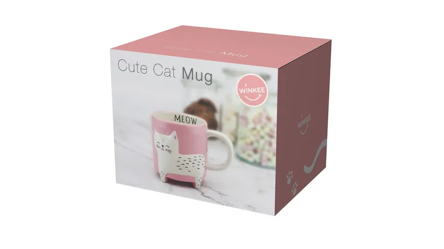 Winkee Tasse Cute Animal Katze