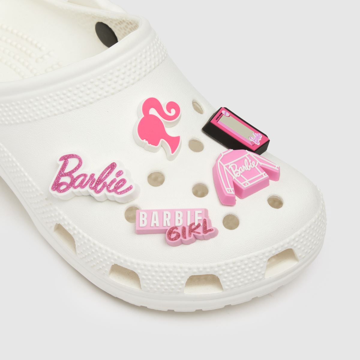 Crocs rosa Jibbitz Barbie 5-pack