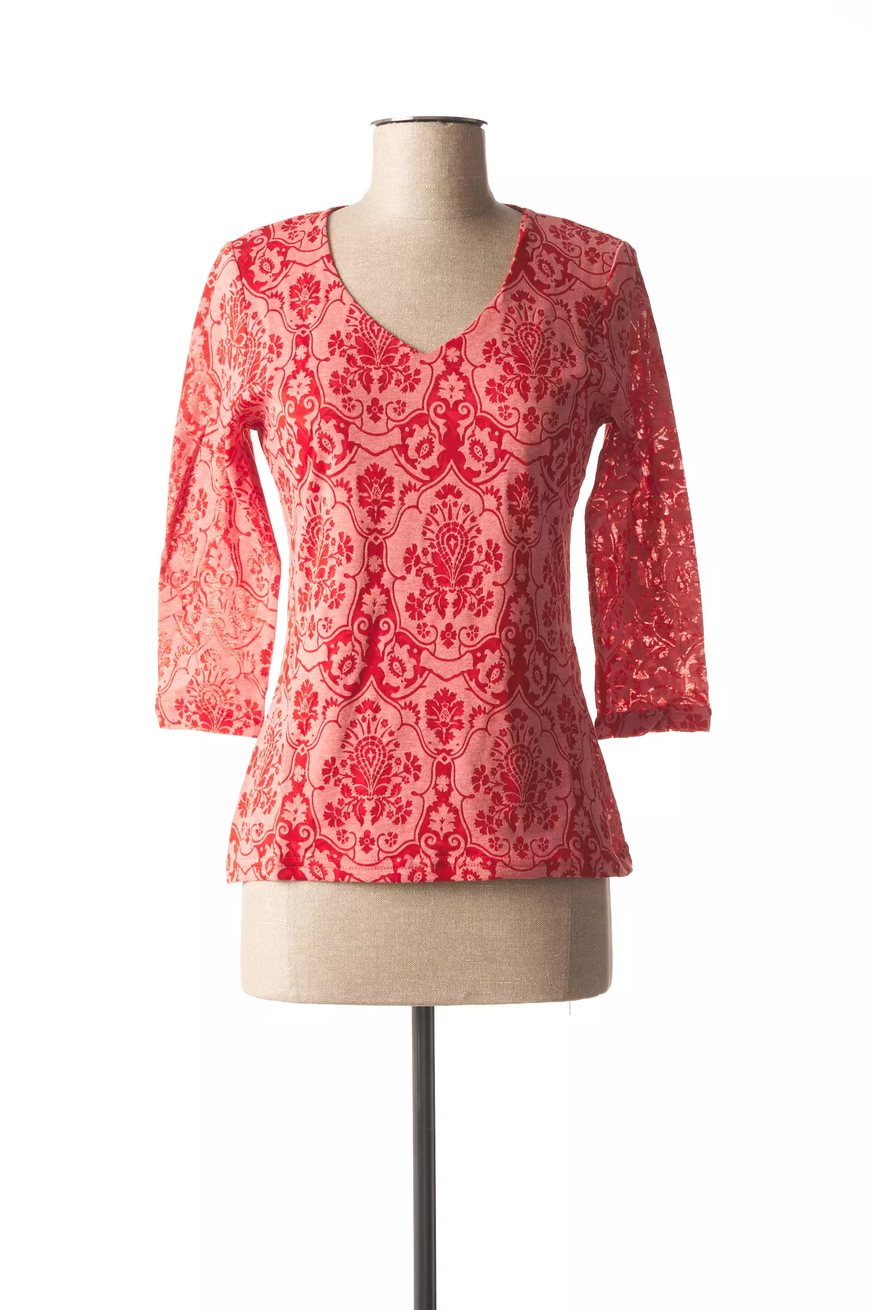 Les Bonheurs De Sophie Tshirts Femme couleur rouge