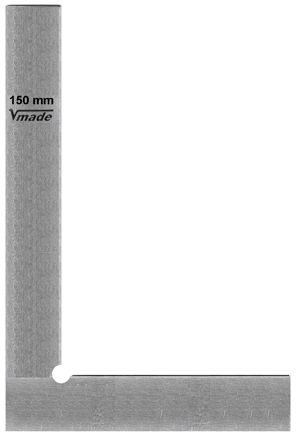 Vogel 312453 Plokščias plieninis kvadratas 100 x 70 mm