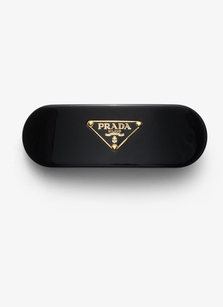 Fermaglio per capelli Prada con logo