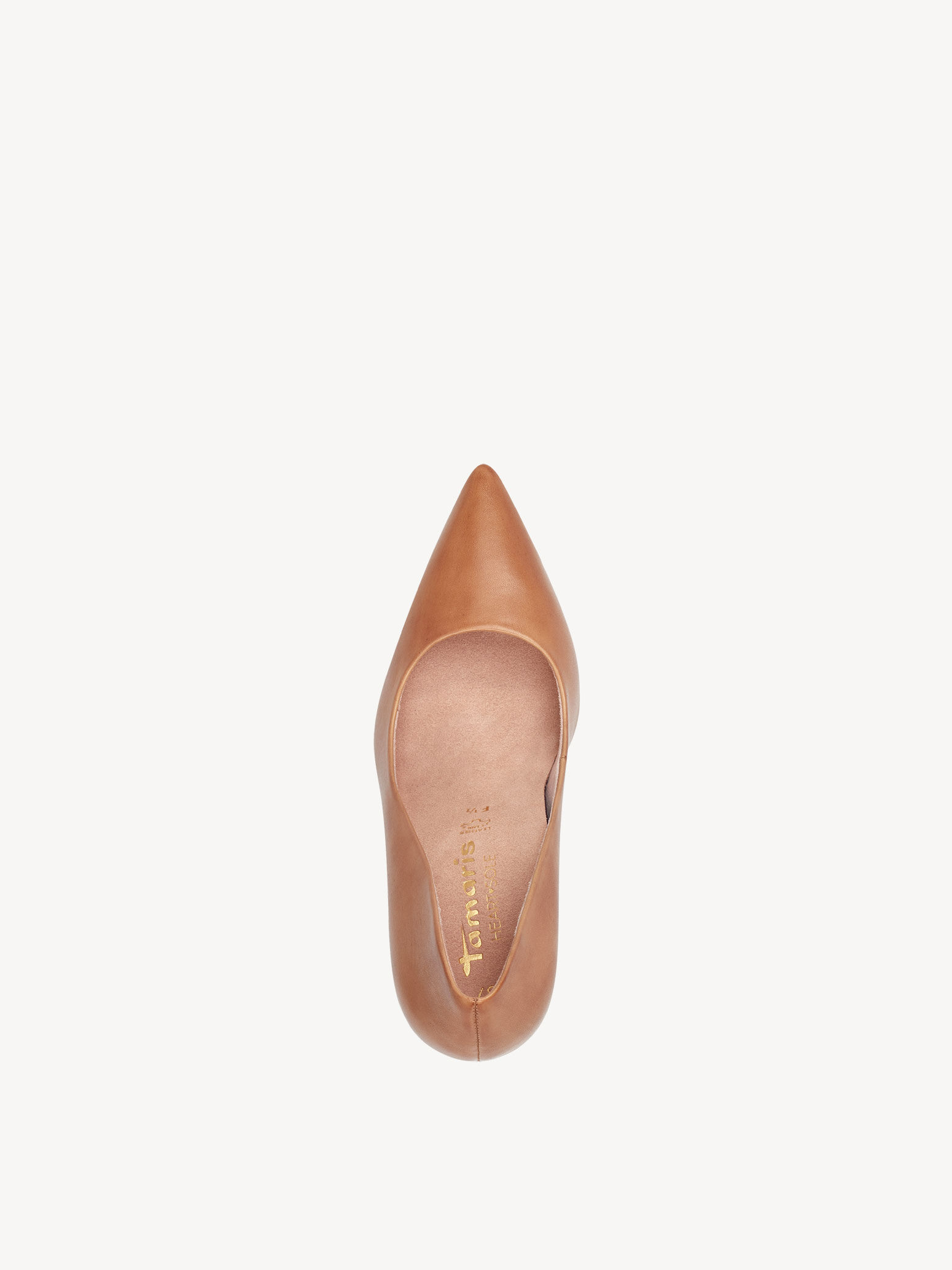 Escarpin en cuir - marron