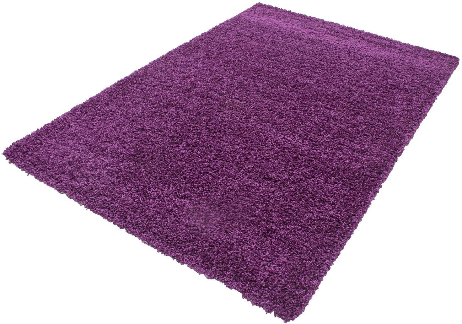 Hochflor-Teppich Life Shaggy 1500, Ayyildiz Teppiche, rechteckig, Höhe: 30 mm, Langflor, uni, große Farbauswahl, robust, auch als Läufer und in rund