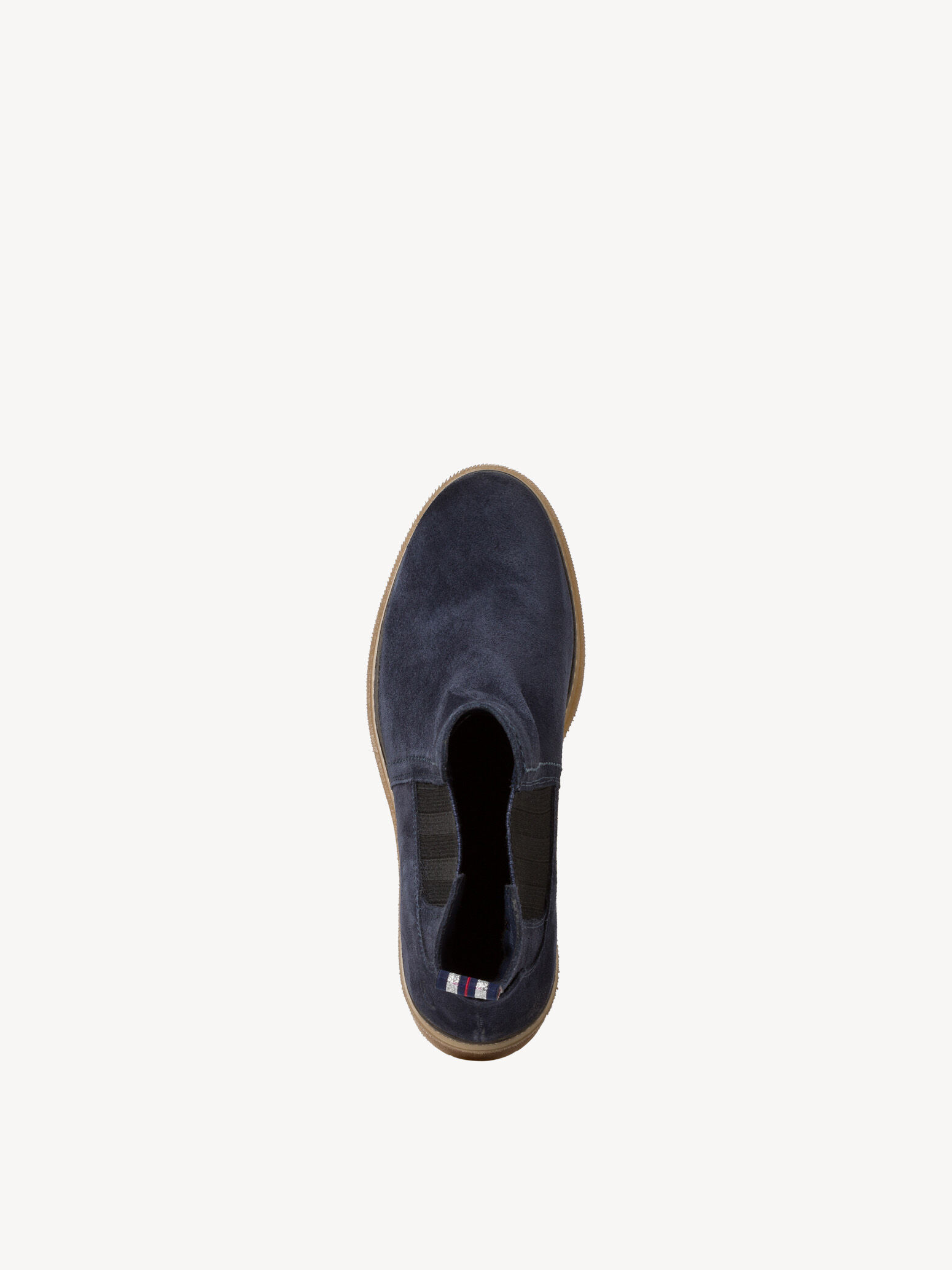 Bottine Chelsea en cuir - bleu