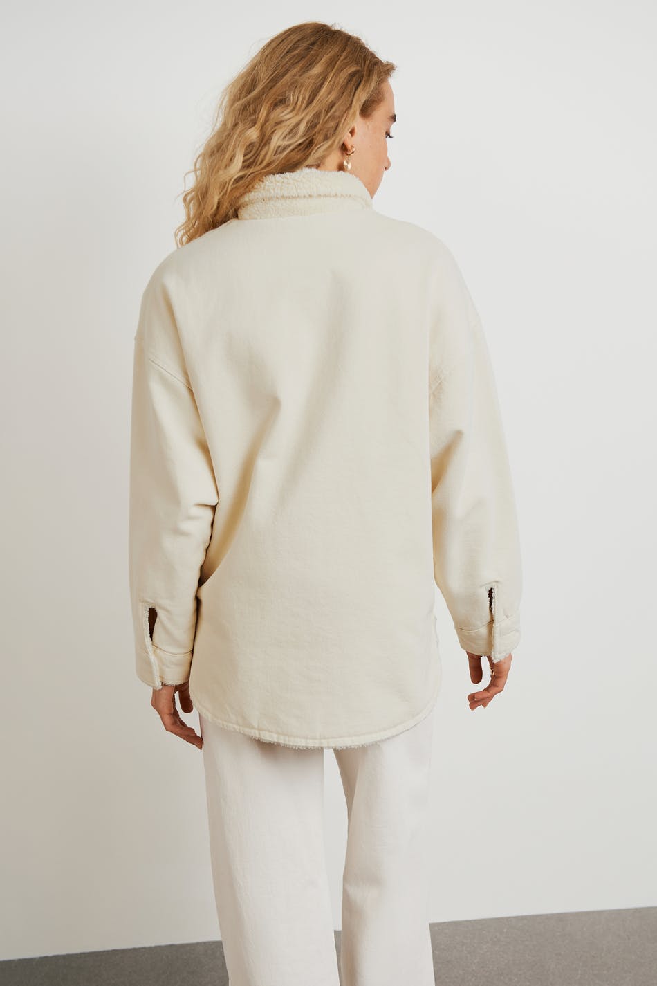Teddy twill overshirt