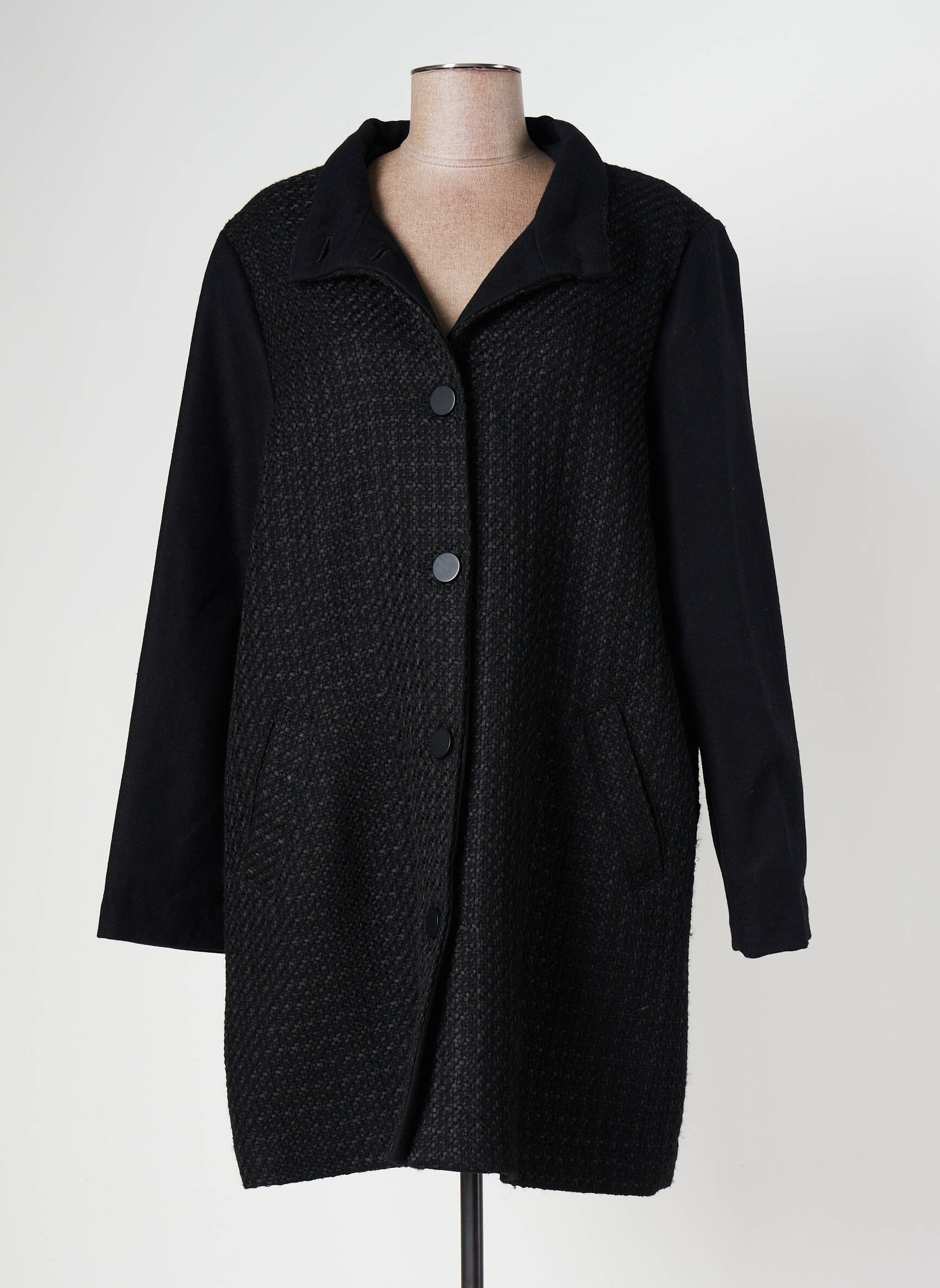 Ciso Manteaux Longs Femme couleur noir