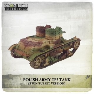 Polish Army twin-turret 7TP tank