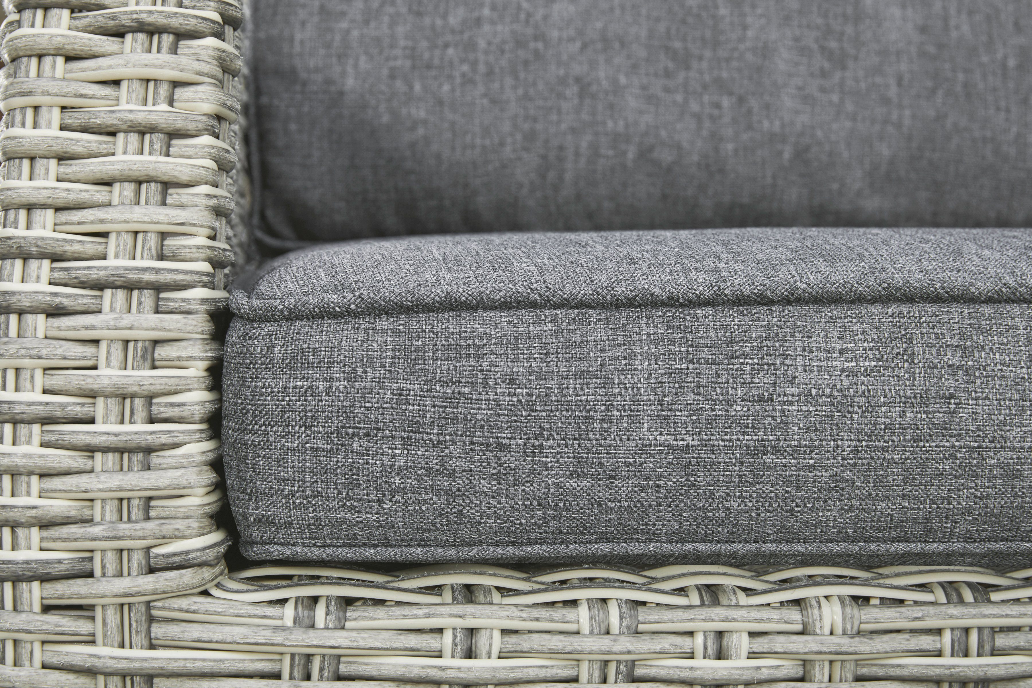 KONIFERA Garten-Essgruppe Monaco, (17-tlg), 6 Sessel, 2 Hocker, Tisch, Polyrattan
