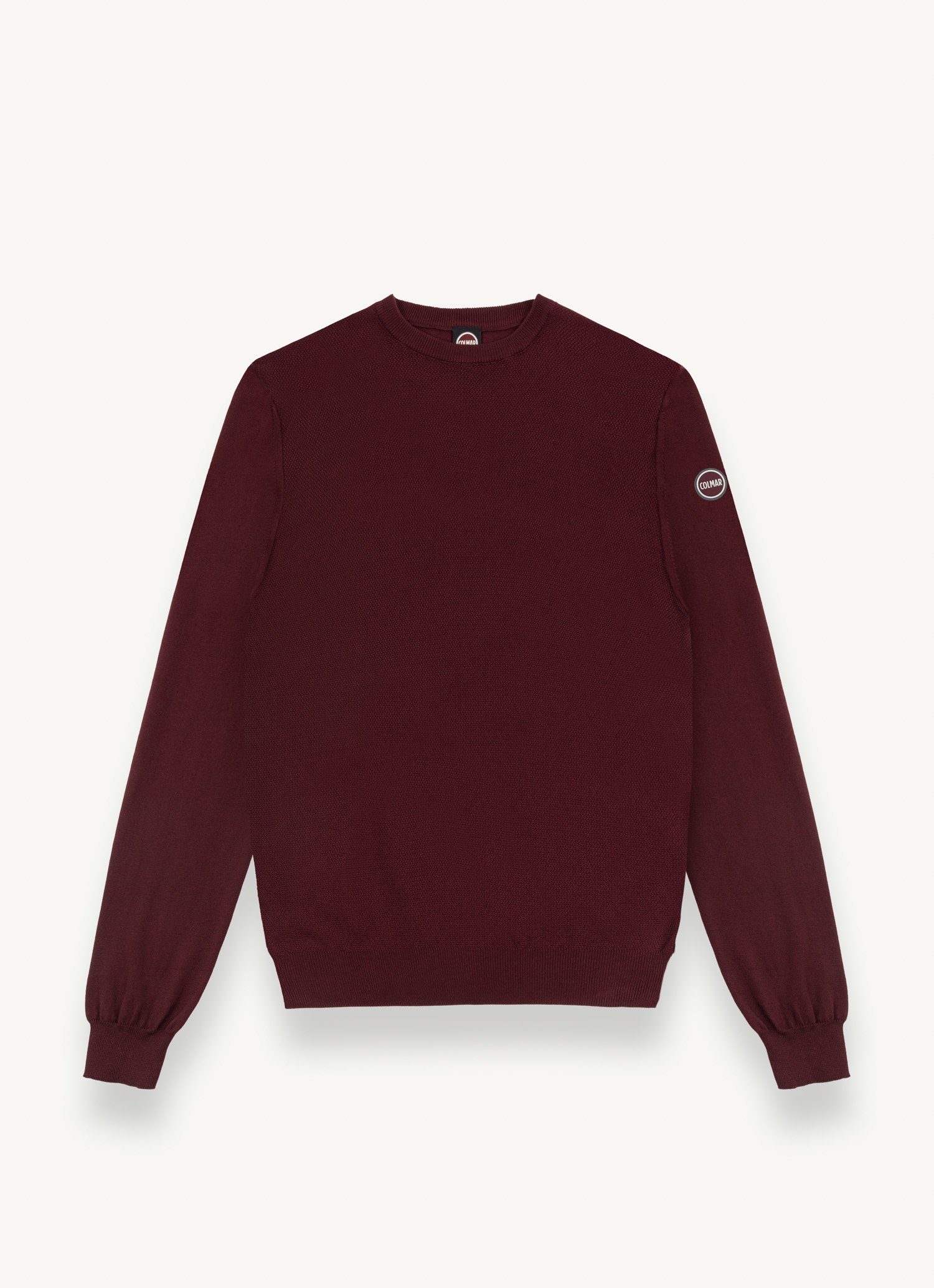 Colmar Rundhalspullover PIQUET-PULLOVER MIT RUNDHALSAUSSCHNITT