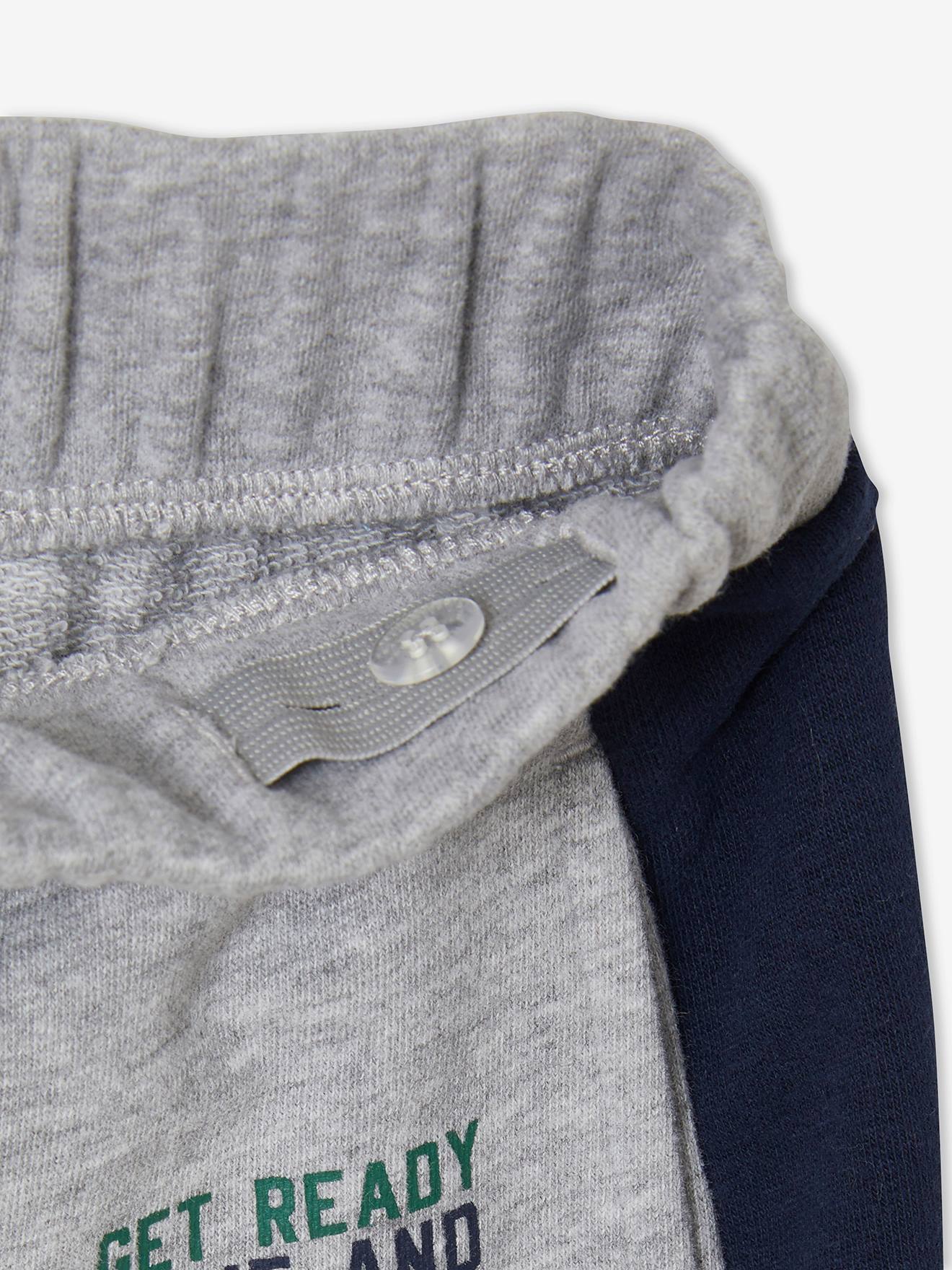 Vertbaudet Jungen Sport-Shorts - grau meliert