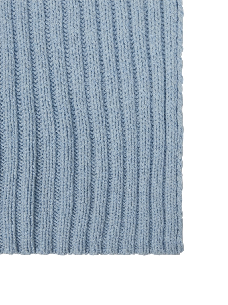 Schal mit Kaschmir-Anteil in bleu