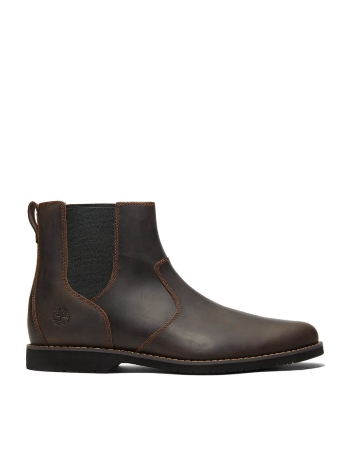 Timberland Stiefel Woodhull Mid Chelsea Boot in braun günstig kaufen