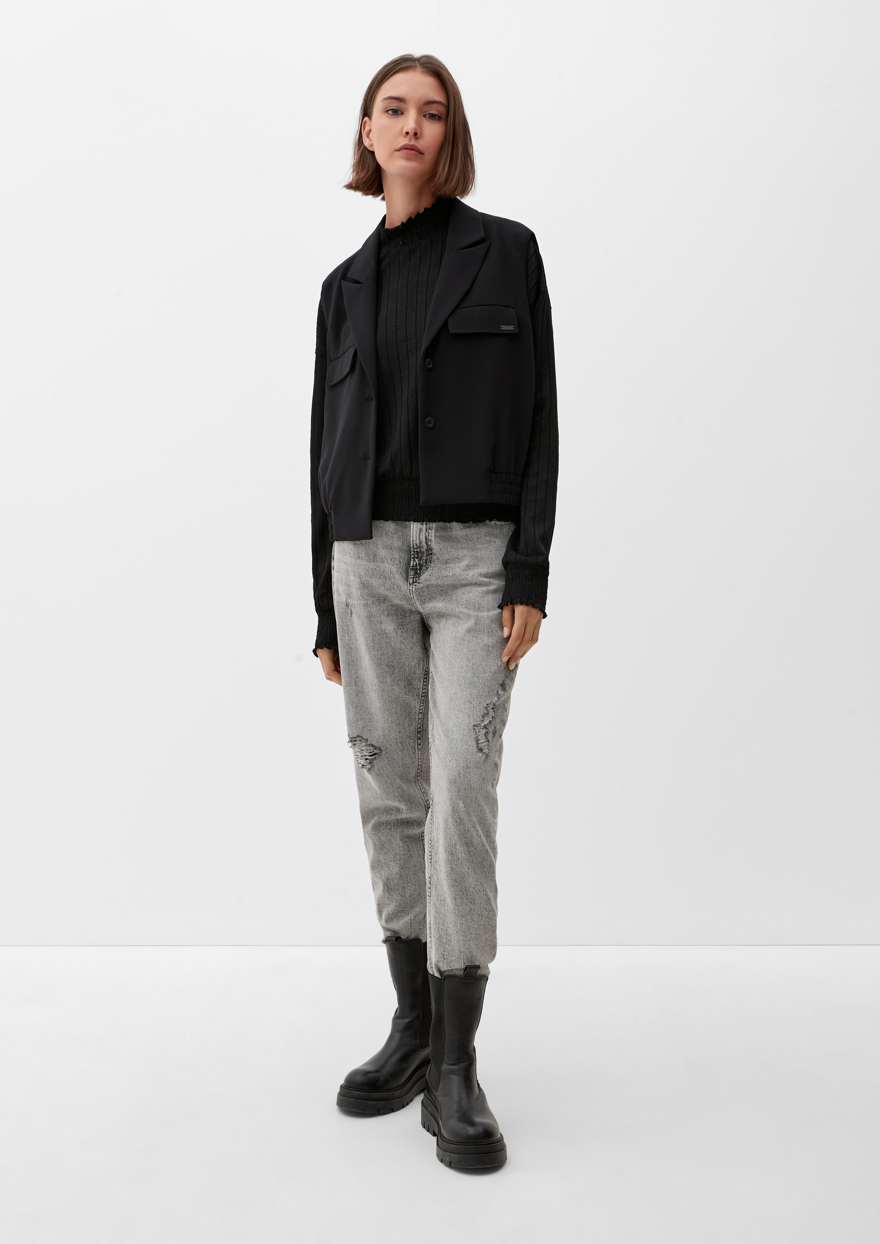Crop-Weste aus Viskosestretch  2118443-9999