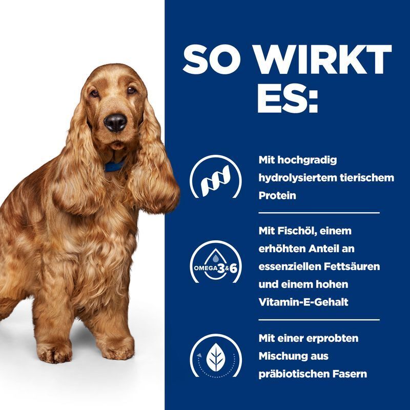 Hill's Hypoallergenes Hundefutter Hill's Prescription Diet Food Sensitivities z/d 2x10 kg