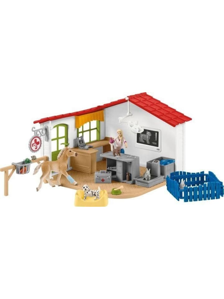 Schleich Farm World Tierarzt-Praxis mit Haustieren in Mehrfarbig ab 3 Jahre günstig kaufen onesize