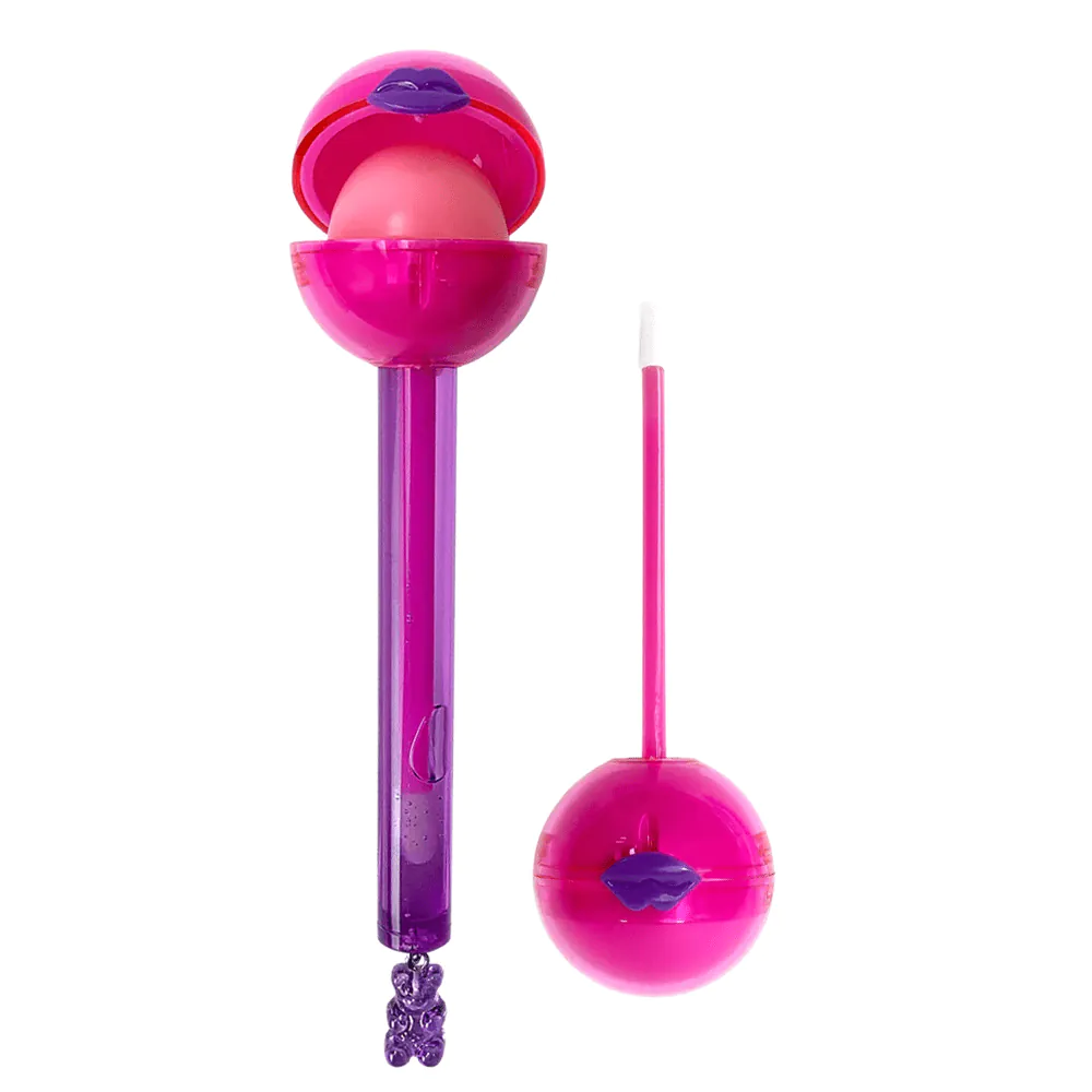 „Glossy Pops Gimmy Gummy Bear“ lūpų balzamas ir blizgis