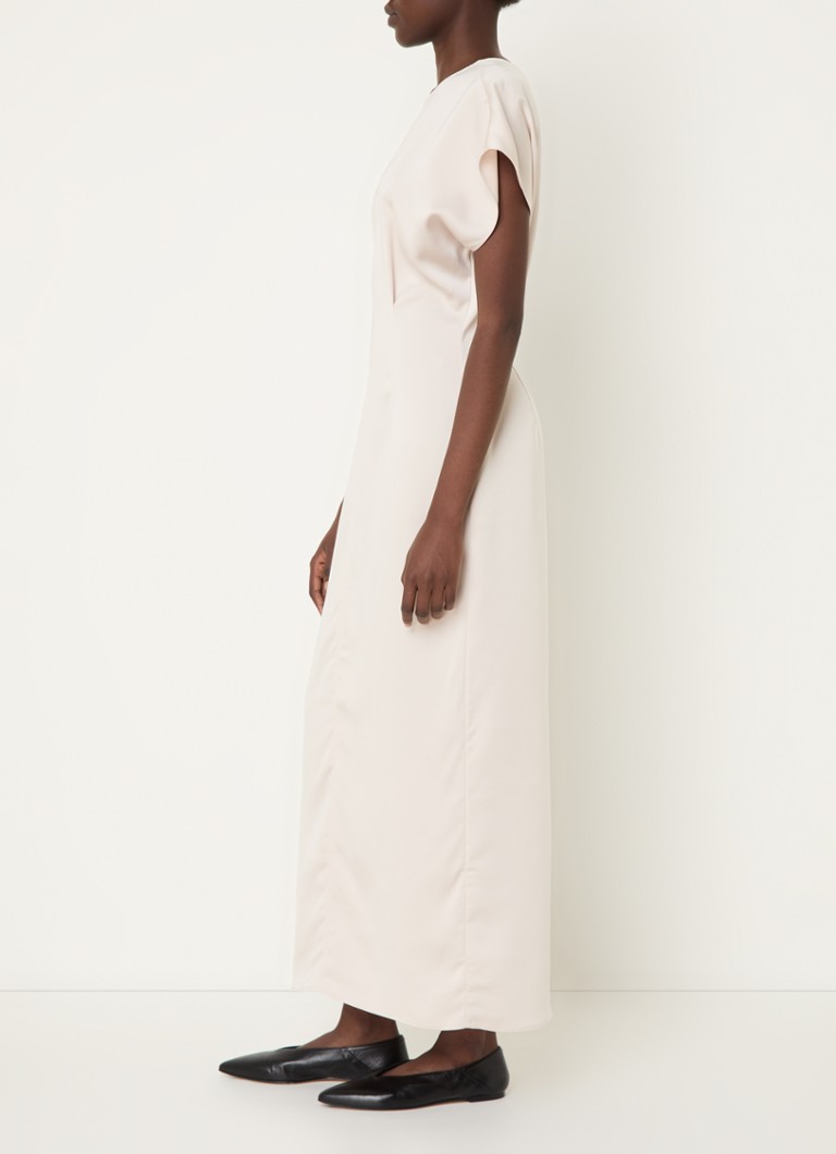 Abito midi in raso con spacco di Calvin Klein