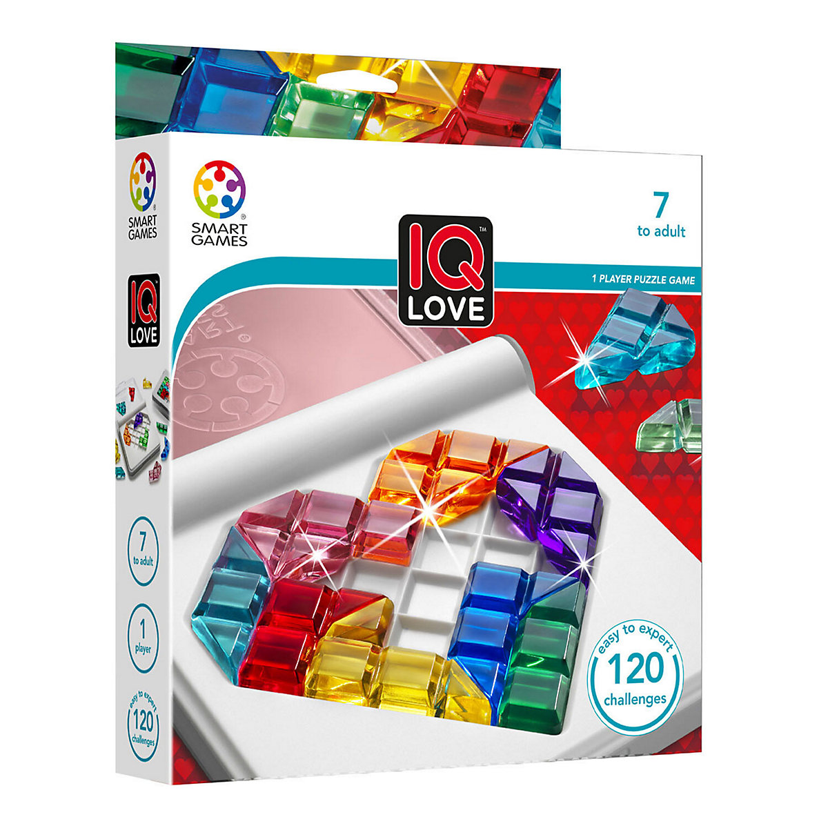 Smart Games IQ Love Digits Logikspiel mit Zahlen ab 7 Jahren